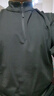 艾伦伯顿半拉链训练服男速干衣长袖秋季体育田径运动t恤跑步健身衣服上衣 灰色【速干透气】 XL 【140-160斤】 实拍图
