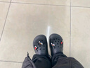 CROCS卡骆驰贝雅暖绒洞洞鞋女暖棉男棉鞋外穿拖鞋|206633 黑/黑-060 (建议买大一码) 36 /37(220mm) 实拍图
