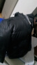 康博男士羽绒服加厚连帽冬季石墨烯发热保暖鸭绒外套免洗 黑色 XL  实拍图