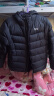 安德玛（UNDERARMOUR）冬季新款Core男子连帽运动短款鸭绒保暖羽绒服6001970 黑色001 XL 实拍图
