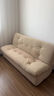 芝华士云朵沙发床一体两用可折叠小户型款沙发客厅小户型同款华士 奶白色实木框架牛奶绒面料原浆乳胶款 加宽版长180*宽110cm（三人位） 实拍图