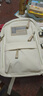 回力高颜值书包男女大容量初中生高中大学生双肩包减负轻便电脑背包潮 休闲白色【带冲天鸭挂件】 实拍图