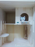 【纯实木】松木猫别墅猫柜 家用室内超大自由空间猫窝 养猫专用笼 经典120*60*60【三层】 【原木】送上门+自己安装+侧门 实拍图