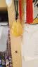 木觉（MUJUE）蜜蜡吊坠琥珀鸡油黄水滴吊坠女 重约7- 8克 重约7-8克 精美彩虹链 实拍图