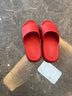 果洛菲踩屎感eva结婚凉拖鞋男女夏季红色喜庆本命年高端陪嫁 红色 40-41 实拍图