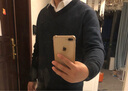 恒源祥100%纯羊毛衫男士V领加厚毛衣鸡心领男装15213601 兰黑 185/100A  实拍图