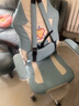 麦芽图图儿童学习椅写字椅学生椅子座椅靠背椅可升降椅中小写作业3到18岁 蓝色【脚踏+可旋转气杆万向轮】 实拍图