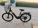 凤凰（Phoenix）电动自行车成人男女士锂电池电动车新国标小型助力电瓶车电单车 L8黑色【单速】26寸辐条轮 15AH电动续航45公里 实拍图