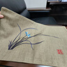 骆易家（Lorica）刺绣茶杯垫茶席新中式防水布艺隔热棉麻餐垫花瓶垫茶桌茶水垫子 惠质兰心-麻色 茶席30cm*50cm（一片装） 实拍图
