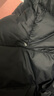 安德玛（UNDERARMOUR）冬季新款Core男子连帽运动短款鸭绒保暖羽绒服6001970 黑色001 M 实拍图
