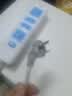 【京东物流】经典蓝白插座/插排/插线板/排插安全耐用新国标纯铜高温阻燃多孔位家用宿舍办公 四位14孔 线长1.5 实拍图