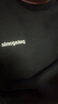 巴塔哥尼亚（Patagonia）男女士情侣款Logo混纺棉加绒加厚套头卫衣P-6UprisalCrew 39657 BLK L 实拍图