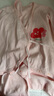 贝瑞加（Babyprints）宝宝连体衣2件装婴儿纯棉系带哈衣新生儿爬服亲肤柔软 粉66 实拍图