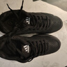 品牌断码气垫跑步鞋男鞋秋冬季休闲鞋运动鞋男女网面透气旅游鞋子 AD5566全黑 41 实拍图
