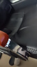 素简森6119 办公椅电脑椅老板椅人体工学椅电竞椅椅子座椅转椅 久坐舒适 黑色耐磨超纤皮【无搁脚】 实拍图