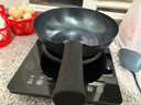 臻三环铁锅章丘炒锅小铁锅无涂层不易粘锅炒菜锅平底煎锅古斗礼盒装 铁把古斗套装 28cm 实拍图