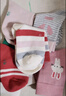 六指鼠春秋儿童袜子女童学生厚棉女宝宝红色小中大童中筒秋冬加厚长筒 880X爱心公主加长筒 5双 均码 建议1-3周岁（袜标3-5岁) 实拍图