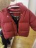 齐齐熊（ciciibear）【三防蓄热】男童羽绒服宝宝冬季连帽儿童保暖冬装加厚外套 新年红-白鸭绒-男女同款 120 -充绒量短款112.2g/长款163g 实拍图