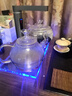 佰宝918全自动上水加水电热水壶玻璃智能恒温煮水泡茶壶家用专用一体烧水壶电茶炉功夫茶具茶盘电茶壶 1L 深空灰 实拍图