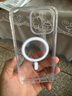 尹尚 四角气囊防摔Magsafe磁吸适用iPhone16苹果15Pro手机壳透明硅胶12简约14高级感磁吸手机壳保护套 MagSafe磁吸【精孔全透明】四角气囊防摔 iPhone 15promax 实拍图