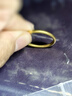 中国黄金（CHINA GOLD）古法素圈黄金戒指女足金情侣对戒三生三世指环520礼物送老婆女友 【古法】13号 1g 实拍图