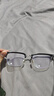 依视路（ESSILOR） 新款商务男镜架时尚潮流镜框女配依视路镜片近视定制眼镜 来架加工 现片2片装 镜框+依视路膜岩非球面1.60现片 实拍图