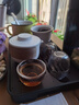 雅集锤纹品茶杯喝茶杯4只装 家用功夫茶具手工加厚小茶杯 实拍图