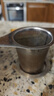 逸居客（YIJUKE）不锈钢茶漏茶滤茶漏器滤茶器泡茶茶隔泡茶球茶叶过滤器茶水分离器 茶漏器【配托盘】不含杯子 实拍图