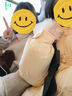 诗丹蕊韩系中长款毛领连帽羽棉袄绒服女大衣外套冬季宽松加厚保暖棉衣潮 黄色 均码【可备注码数】 实拍图