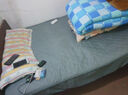 【无印良品同款夹棉床笠】专柜品质加厚秋冬床罩防尘床垫保护罩 浅灰 1.5x2.0m【单件床笠】 实拍图