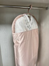 EACHY衣服防尘罩挂式家用大衣防尘袋遮灰尘衣架皮草貂皮西装-粉中款 实拍图