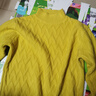 斐特玛【撤柜精品】针织衫女加厚款内搭打底衫半高领毛衣秋冬季针衫女士 芥黄色 L 实拍图