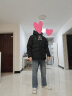 波司登（BOSIDENG）【反季】极寒羽绒服鹅绒男短款连帽新国标90绒商场同款宽松外套 【店长推荐】黑色8056 XS 165/88A 体重约120斤以内 实拍图