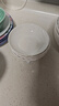 斯凯绨（Sky Top）盘子陶瓷调味小吃碟子浮雕骨瓷纯白家用4.75英寸4件套装水晶系列 实拍图