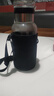 【送杯套】大容量加厚玻璃杯子便携杯茶水分离带杯套泡茶水杯 透明 1000ml吨吨桶 1只装 实拍图