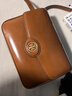 Tory Burch汤丽柏琦 ROBINSON 漆皮女包单肩斜挎包 深赭色  新年礼物 实拍图