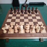 A&A/领御高档国际象棋儿童带磁性折叠便携比赛专用实木棋盘chess套装学生 【磁性标准款】胡桃木/Walnut 实拍图