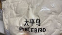 太平鸟女装羽绒服轻薄多巴胺无胆衬衫羽绒休闲外套短款 米白色 L 实拍图