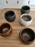古石尊 陶瓷品茗杯套装 粗陶五大名窑五行茶杯礼盒装日式单杯功夫茶具 五行杯套装--小号 实拍图