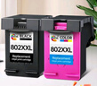绘威802XXL可加墨黑色彩墨盒套装适用惠普HP Deskjet 802s 1000 1010 1011 1050 1510 1511 2000 2050打印机 实拍图
