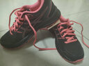 asics亚瑟士女鞋跑步鞋秋冬季越野跑鞋减震耐磨马拉松运动鞋子爱世克斯 黑灰色/粉色 37 实拍图