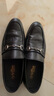金利来（Goldlion）男鞋皮鞋乐福鞋时尚个性舒适套脚商务休闲鞋58013089501A黑色40 实拍图