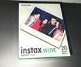 INSTAX富士instax立拍立得 宽幅相纸 白边双包装20张（适用于WIDE系列相机） 实拍图