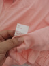 纯棉睡衣女夏秋两件套家居服女空调房纯色开衫长袖 粉红色 2053 2XL 实拍图