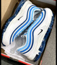 耐克NIKE运动休闲鞋男子气垫AIR MAX 97运动鞋FN6957-100白蓝40 实拍图