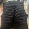 鸭鸭（YAYA）轻薄羽绒马甲女冬装短款内胆时尚女款马夹外套背心K 黑色 M 160 实拍图