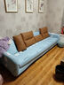 钟爱一生沙发套罩全包四季通用贵妃位组合套子懒人网红北欧高弹罩套巾盖布 研盆景（店长推荐） 四人位 拉伸范围235-300cm 实拍图