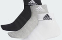 阿迪达斯袜子男女运动跑步羽毛球舒适透气休闲袜子短筒 混色 M 实拍图