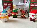 圣诞积木乐乐兄弟微颗粒圣诞树圣诞老人驯鹿雪人玩具礼物 圣诞积木随机一盒 实拍图