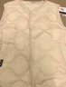 波司登（BOSIDENG）【反季】秋冬轻薄男女儿童90绒5A抗菌羽绒保暖马甲内胆外套 燕麦色7185 140 /64 实拍图